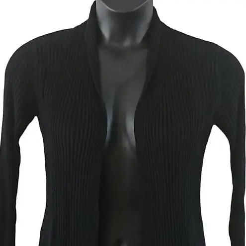 Afrm Shaylee Long Sleeve Open Front Ribbed Cardigan