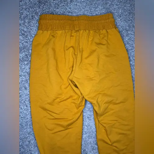 Free People Movement Sunny Skinny Sweatpant Jogger in Gold High Rise Orange Size XS