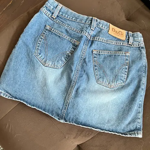 D&G Dolce and Gabana Authentic Denim Women’s Mini Skirt