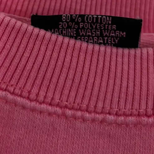 💥 Pink Crewneck Long Beach Island New Jersey Sweatshirt Size L