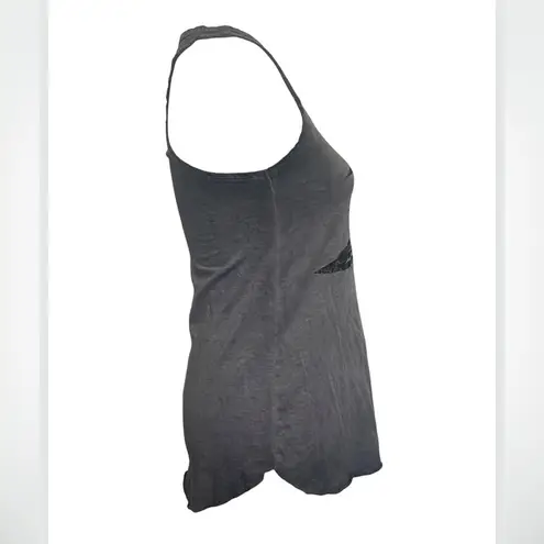 Anaheim DUCKS Touch by Alyssa Milano Gray Graphic Tank Top XS Black