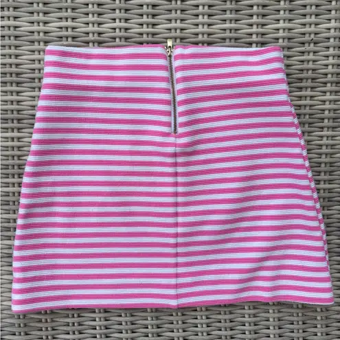 Lilly Pulitzer Lily Pulitzer Tate Pink and White Striped Skirt