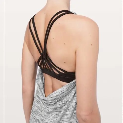 Lululemon NWOT Size 10 Moment To Movement 2-In-1 Tank Space Dye Camo Black White / Black