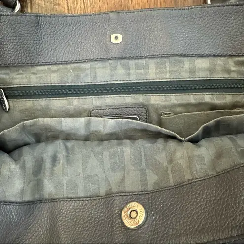 Furla grey leather tote bag