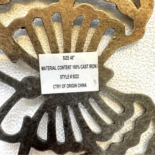 Metal Butterfly Belt Adjustable Link Chain Cast Iron Festival Boho Fairy Hippie Gray