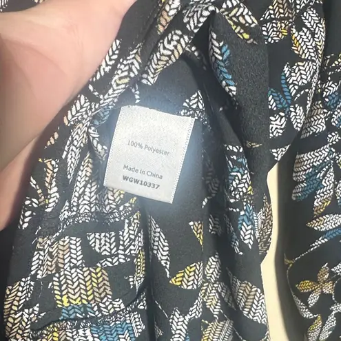 41 Hawthorn Stitch Fix Floral Career Top | Small Blue