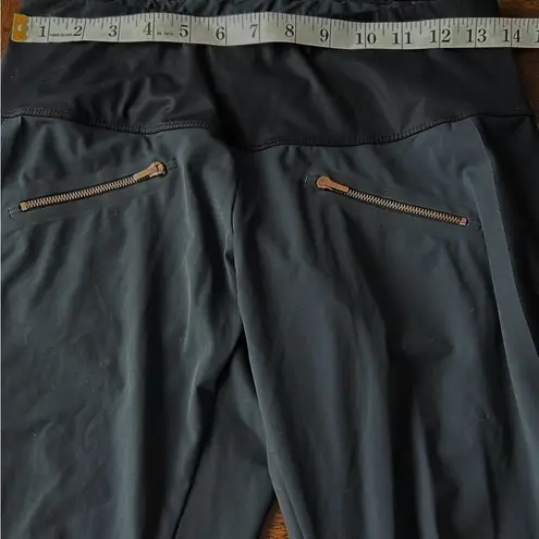 ADAY Black Throw And Roll Leggings Size Small MSRP 145.00