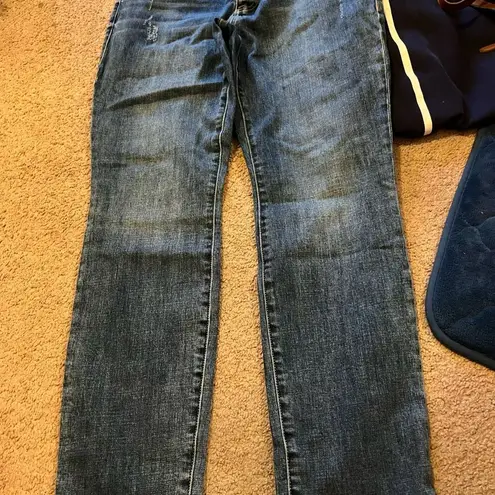 CAbi  high rise button fly jeans 14