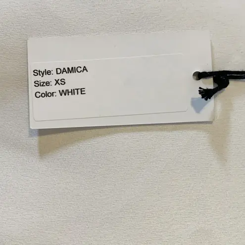 Nonchalant Damica Wrap Mini Dress Size XS White