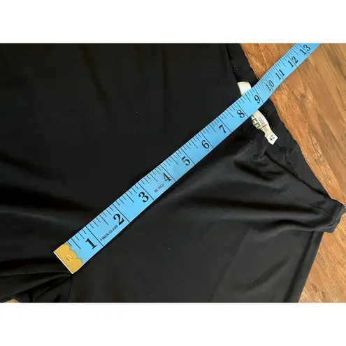 Roberto Cavalli Side Drawstring Pant SLIGHT FLARE Size 42 XS Black BEACH LOUNGE