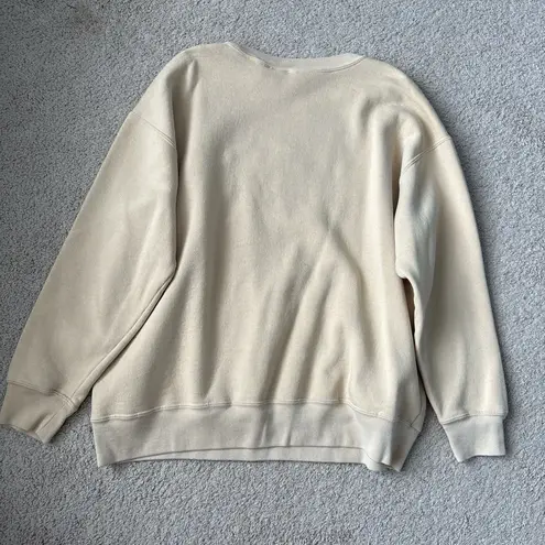 Arizona Jeans Arizona Jean Company Beige Sweatshirt with Blue Expedition Graphic