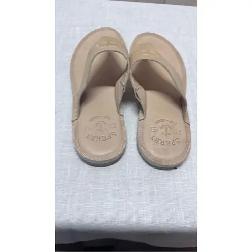 Sperry  TOPSIDERS SEAPORT TAN LEATHER SANDALS WOMENS SZ 9