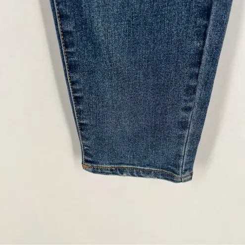 Harper Heritage Core Stretch Ripped Distressed Knees High Rise Skinny Jeans Blue Size 29