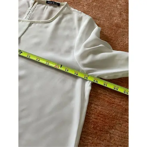 Sami & Jo  Cream  blouse S - Image 5