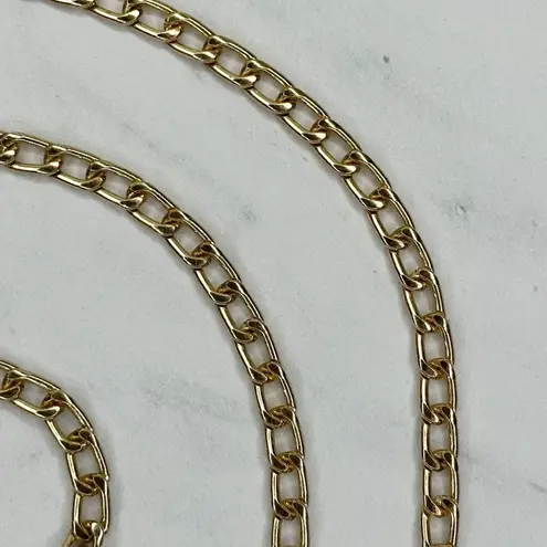 Gold Tone Chain Link Purse Handbag Replacement Strap ✨