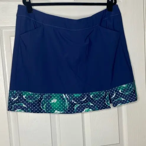 Adidas  Womens Golf Skirt/Skort Blue with Printed band Size XL