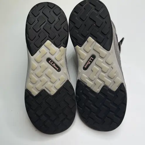 L.L.Bean Women’s Gray Leather Hiking Boots Insulated Waterproof S