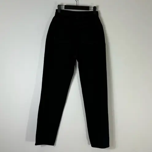 ASOS NWT  black denim high waisted straight leg jeans