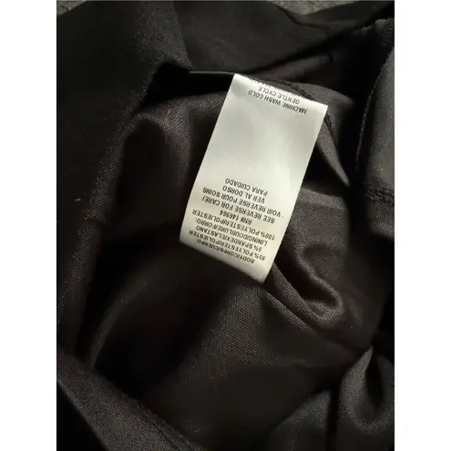 Julia Jordan cascade ruffle crepe sheath dress size 2