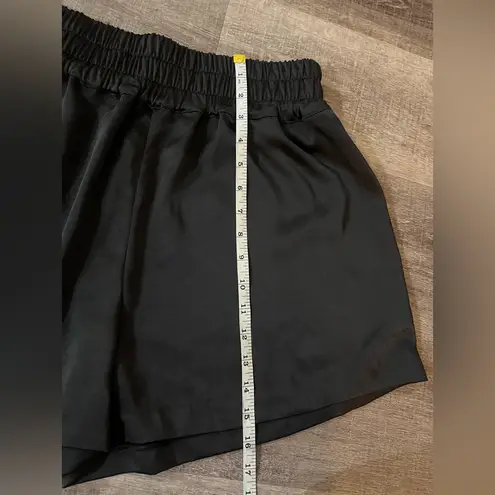 Generation Love Amy Satin Shorts in Black