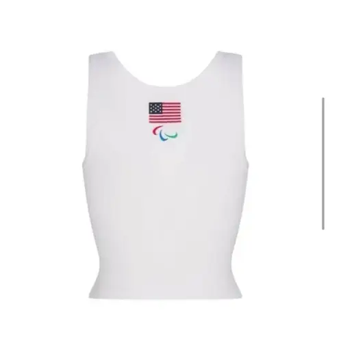 SKIMS Soft Lounge Tank Team USA White Size Large