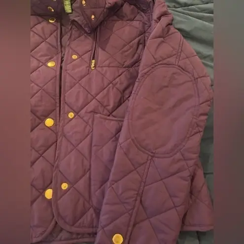 Ralph Lauren Purple Lauren by  Quilted Jacket - Size‎ M