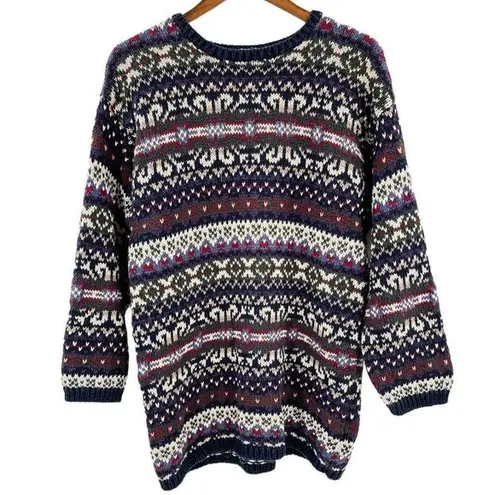 American Eagle Vintage  Outfitters Fair Isle Print Sweater