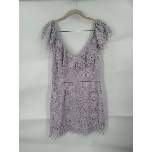Saylor Dress Women Large Lilac Purple Adwoa MSRP:$288 Preppy Summer Cocktail