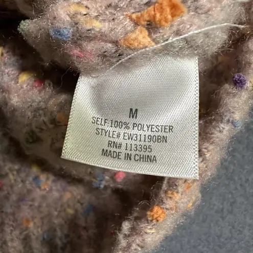 Harper Heritage Sweater Womens Medium Chunky Knit Multicolor Speckled Pullover