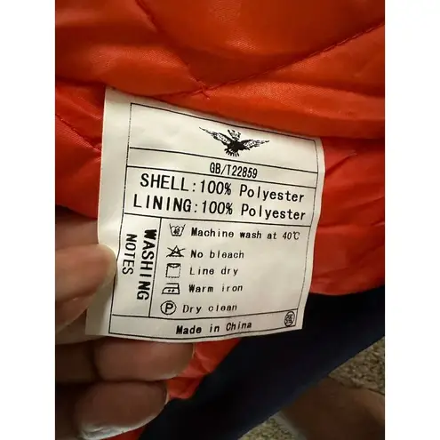 Asstseries Militare Women’s Bomber Jacket Windbreaker Blue Lightweight Size XL