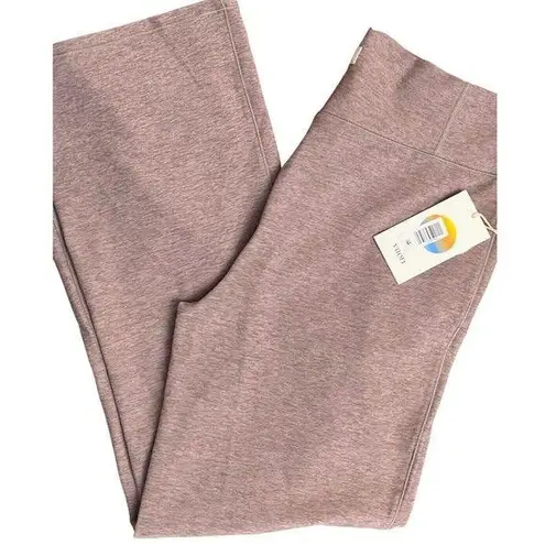 Vuori Women's Mid Rise Elevation Slim Bootcut Pants Color Hazel Heather Sz Large