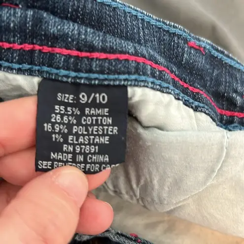 Old Skool Painted Jeans Size 9/10 Blue