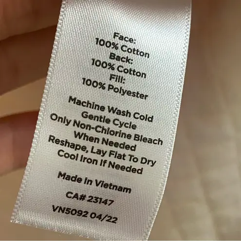 Talbots T by  asymmetrical snap quilted pop over sweatshirt Large NWT - Image 9