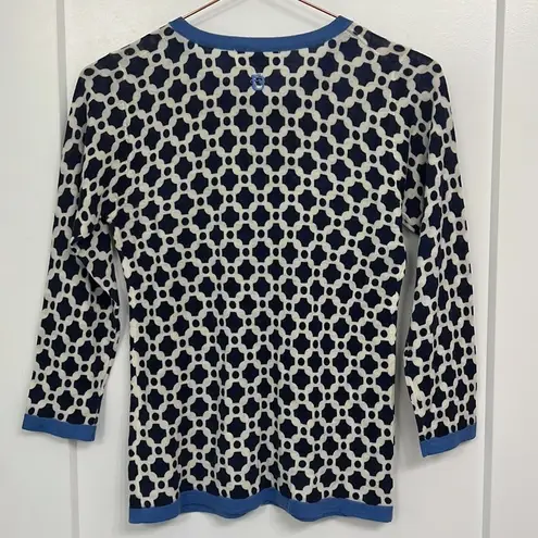 Spartina 449 New diamond and argyle wool cardigan sweater size XXS