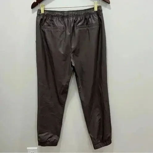 The Reset R | Label • Vegan Leather Joggers size s Brown