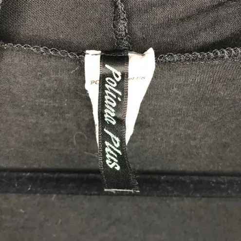 Edge Poliana Plus Black Ruffled Cardigan 3X GUC