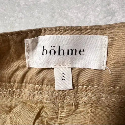 Bohme Khaki Cargo Utility Mini Skirt