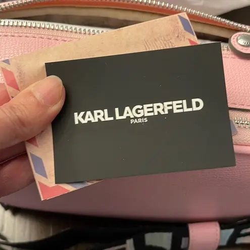 Karl Lagerfeld Karl Lagerfeld Paris Maybelle Camera Crossbody Bag Blush Pink NWT