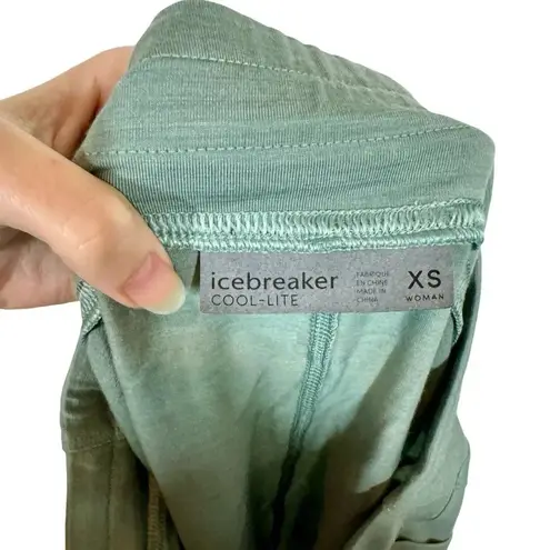 Icebreaker Cool Lite Merino Wool Yanni Skirt in Shale Green Size XS