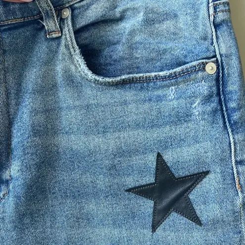 BLANK NYC Blank‎ NYC Blue Jeans with Black Star Accents