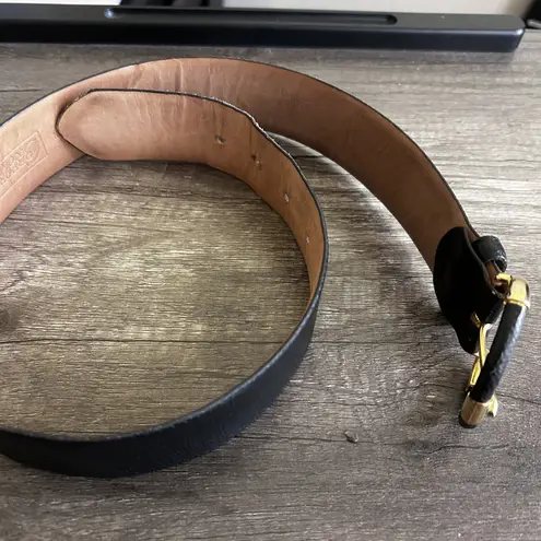 Corporate Woman Belt Womens Small Genuine Snakeskin Gold Buckle Dress S 920 Black