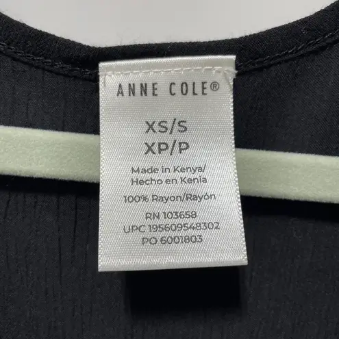 Anne cole NWT Women's Flounce Tunic Coverup Black Size XS/S