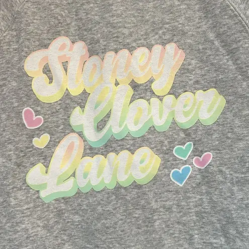 Stoney Clover Lane  x Target Grey Long Sleeve Crewneck Sweatshirt Size Medium