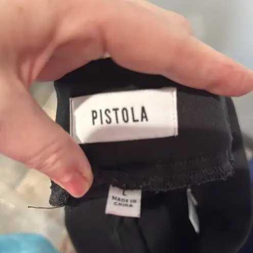 Pistola Black Moto Style Pull On Leggings Women's Pants