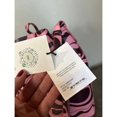 MANSUR GAVRIEL Mini Bucket Bag Leather Flamingo Pink