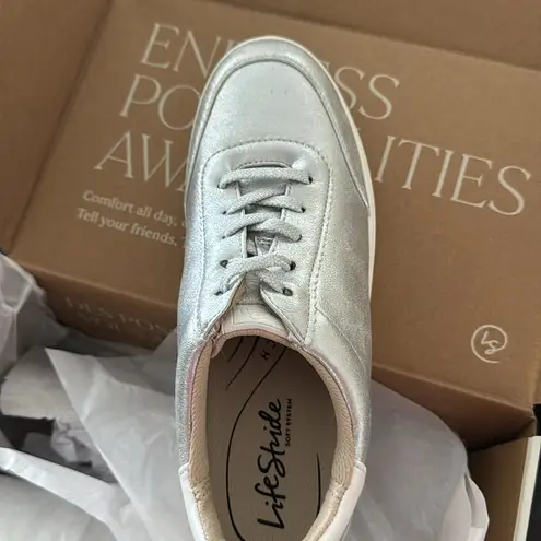 Life Stride Happy Hour Slip-on Sneaker Silver 8