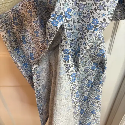 PETITE PLUME Women’s Fleur D’Azur Caftan Large Blue