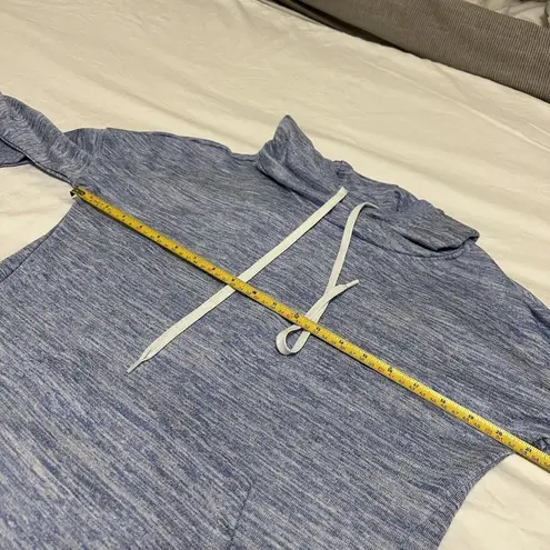 Andrew Marc Marc New York by Performance Classic Heathered Blue Hoodie Sz S