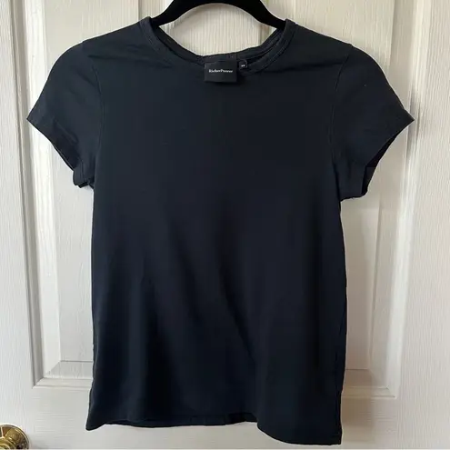 RicherPoorer NWOT Richer Poorer Women's Everyday Tee Black - Stretch Limo - XS