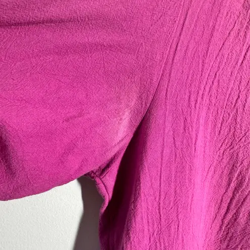 Petal & Pup Dress Women 4 Purple Fuchsia Cottage Tradwife Pocket Minimal Cotton